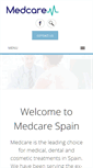 Mobile Screenshot of medcarespain.com